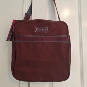 Oscar De La Renta Impulse Burgundy Roll Bag Luggage